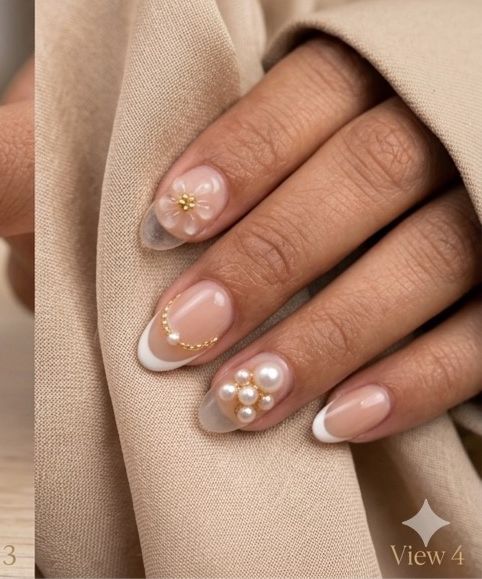 French Glow Nail Art